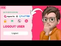 Part 08 Logout User in Flutter using Appwrite Secure Sign Out Flow