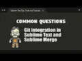 CQ19 Sublime Merge Integration