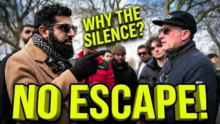 Jewish Man Avoids Plain Questions on Double Standards! Smile2Jannah | Speakers Corner