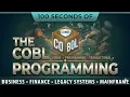 COBOL in 100 Seconds 95 ATMs run on THIS