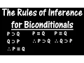 Logic Lesson 10 Rules of Inference for Biconditionals