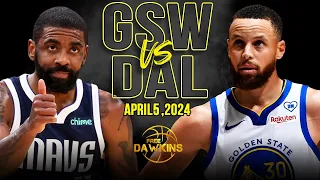Download Golden State Warriors vs Dallas Mavericks  Full Game Highlights | April 5, 2024 | FreeDawkins MP3