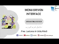 Menu Driven Interface Computer Science Lecture Sabaq pk