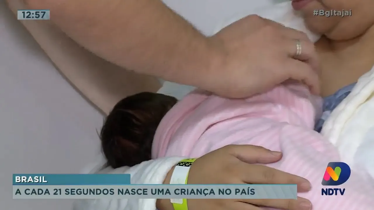 A cada 21 segundos nasce uma criança no Brasil