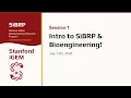 SiBRP 26 Speaker Series Introduction to iGEM and Synthetic Biology by iGEM Founder Dr Drew Endy