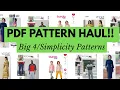 I Picked Up 12 PDF Patterns During the Simplicity com Sale