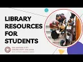 Library Resources for Students