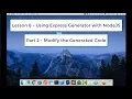 How to Run Express Generator with Node js