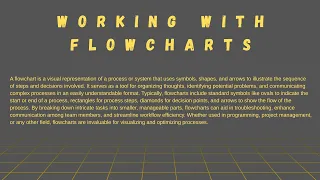 Information Technology Grade 9 Unit 6 Working with Flowcharts