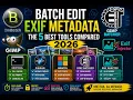 Batch Edit EXIF Metadata 5 Best Tools Compared
