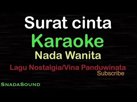 Download MP3 SURAT CINTA-Lagu Nostalgia-Vina Panduwinata|KARAOKE NADA WANITA​⁠ -Female-Cewek-Perempuan@ucokku