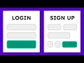Sleek Simple Login and Sign Up Form in HTML CSS JS