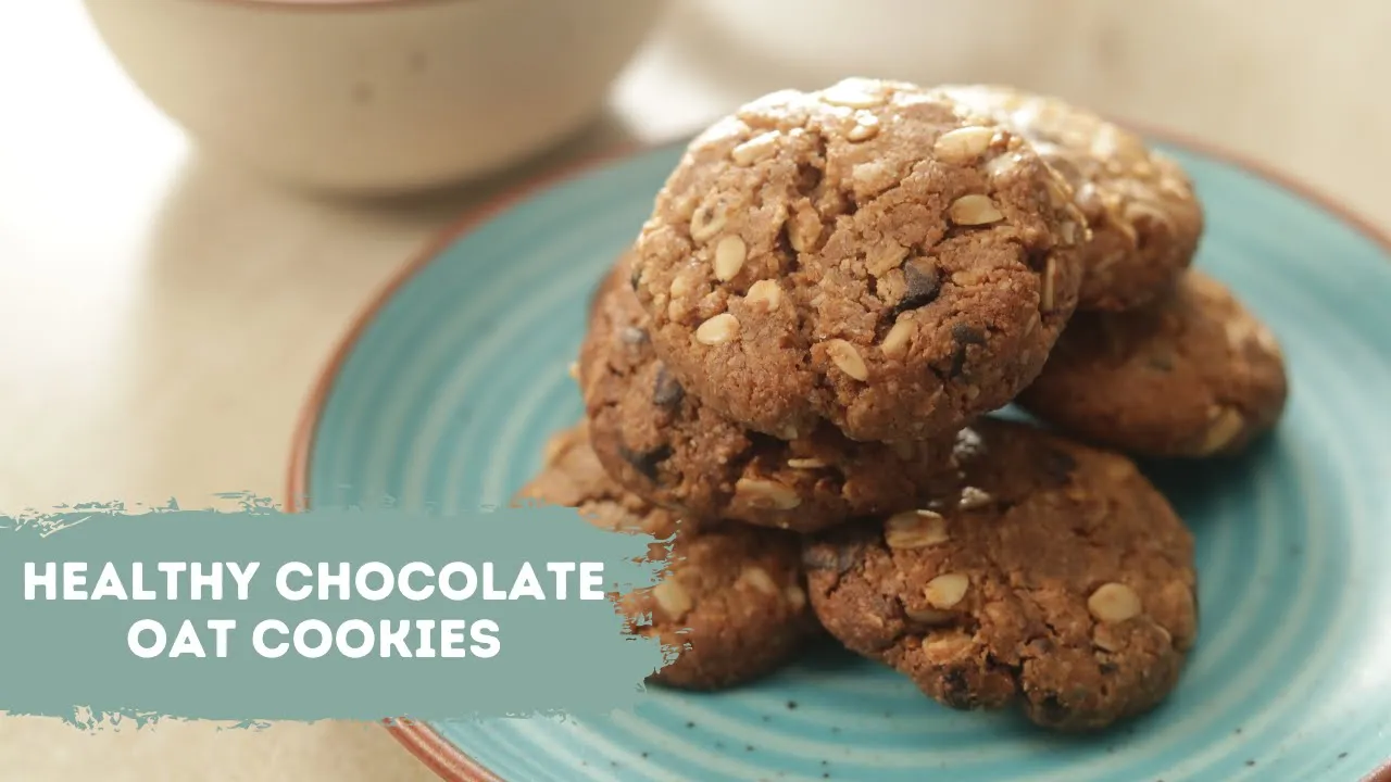 Healthy Chocolate Oat Cookies            Sanjeev Kapoor Khazana