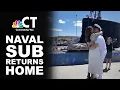 Families welcome home sailors as USS Texas sub returns to New London