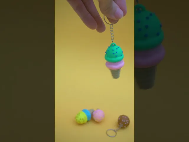 Ice Cream Clicky Buttons – Cute 3D Printable Fidget Keychains video thumbnail