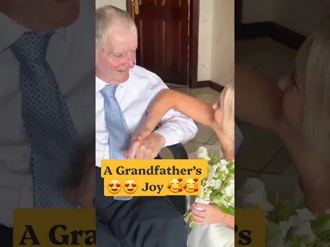She Came to See Her Grandpa on Her Wedding Day