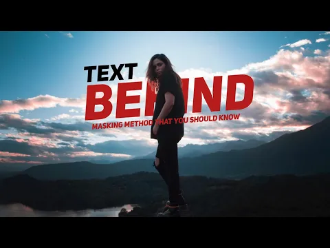 Text Behind The Object Another Method Powerdirector Tutorial