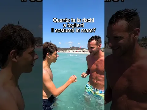 Quanto te la rischi per un giorno in mare senza costume? Verifichiamo 🤙🏻 #bellagianda #mare