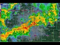 June 30 2018 Des Moines Epic Flash Flood Event Radar Loop