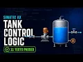 SIMATIC AX Tank Control Logic From Empty Blocks to 11 Passing Tests
