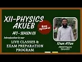 0 1 Introduction XII PHY AKUEB New Syllabus 2026-27