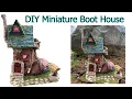DIY Foil Boot House Miniature Project