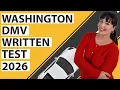 Washington DMV Written Test 2026 60 Questions with Explained Answers