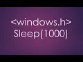 Project in C Tutorial 07 Sleep function in C