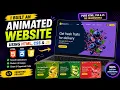 I Built an Amazing Animated Website Using HTML CSS JavaScript