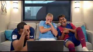 Haaland, Yamal and Mbappé Reacting to their own Parodies 😭 #football #parody #michaelolise #yamal