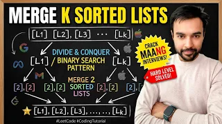 Merge k Sorted Lists LeetCode 23 Interview Essential Binary Search Divide and Conquer