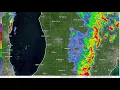 KGRR Reflectivity June 10th 2020 135 pm EDT to 400 pm EDT