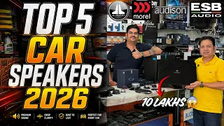 TOP 5 CAR SPEAKERS OF 2026 | JL AUDIO | MOREL | AUDISON | ESB AUDIO