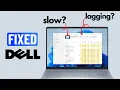 Fix Dell Laptop Slow or Lagging on Windows 11 How to Speed It Up