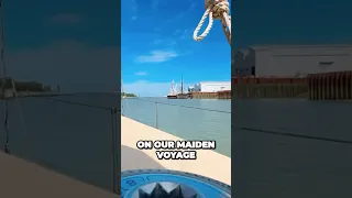 Maiden voyage aboard Dagon! #sailboat #sailboating #sailing #fishing #sail #watercraft #boatlife