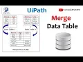 UiPath Merge Data Table Activity Excel Automation UiPath RPA