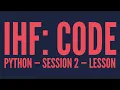 Intro to Python Lesson 2
