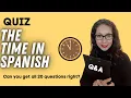 Learn Telling Time in Spanish Fun Spanish Quiz for Beginners Language Skills Boost
