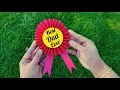 Award Ribbon for Dad DIY Father s Day Gift Ideas Paper Award Ribbon