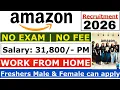 Amazon Recruitment 2026 Amazon 10th 12th Remote Jobs Amazon Vacancy 2026 Amazon Jobs 2026