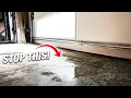 How To STOP Rain Water From Leaking Underneath Your Garage Door DIY TIPS And TRICKS That WORKS