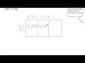 Multiplying Whole Numbers with Area Models Rectangle Sections