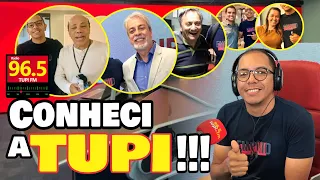 Conhecendo os novos stúdios da Rádio Tupi do Rio de Janeiro. #tupi #radio #fm