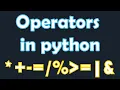 9 Python operators