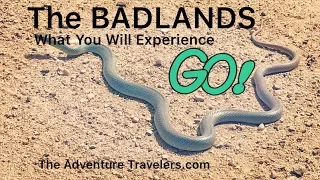 The Badlands of South Dakota in our RV