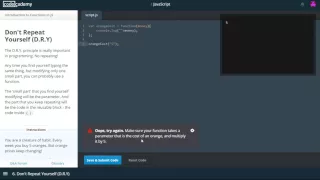 codecademy-Introduction to Functions in JS 1-1 1-13