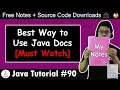 How to View Java Documentation Correct Way