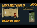 OSRS Qeust guide Waterfall Qeust Ironman friendly 2021