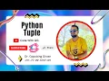 Python Session 33 Python Tuples