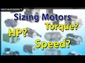 How To Size a Motor from AutomationDirect